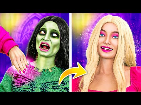 Zombie Wishes to be a Barbie for Ken! *Barbie in Real Life* La La Life Emoji