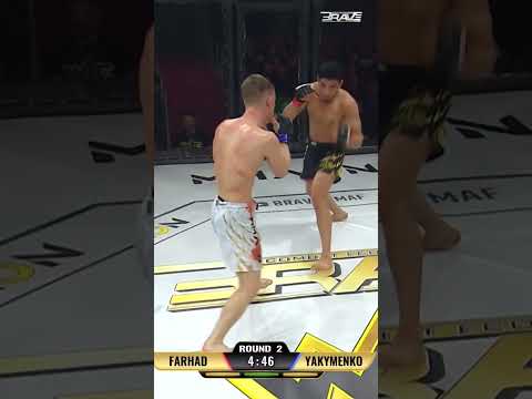 Multiple takedowns💥Vitalli Yakymenko showed NO MERCY at #BRAVECF70 #bravecf #bravetv #shorts #mma