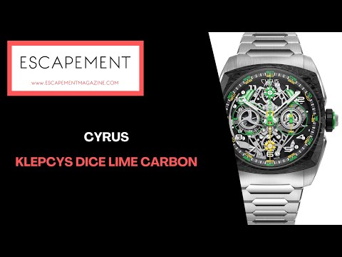 Cyrus Klepcys DICE Lime Carbon