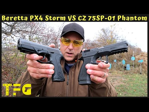 Beretta PX 4 Storm Vs CZ 75 SP-01 Phantom - TheFirearmGuy