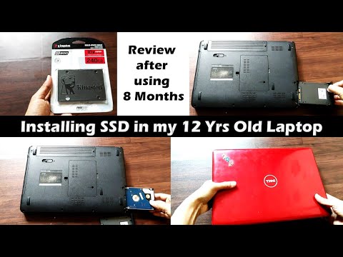 Kingston SSD 240 GB installation in 12 yrs Old Laptop | Can SSD increase the Speed? हिंदी