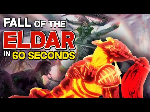 FALL OF THE ELDAR explained in 60 SECONDS - Warhammer 40k Lore