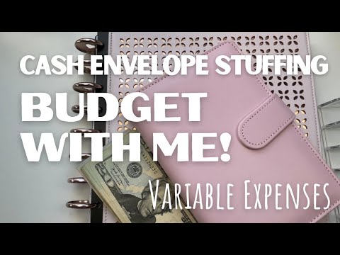 BUDGET WITH ME - STUFFING CASH ENVELOPES & VARIABLE EXPENSES FOR Jan 23-29 | Dave Ramsey Inspired