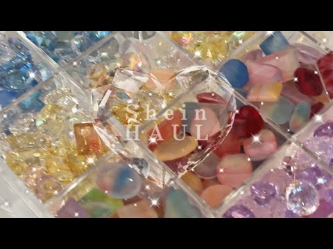 【SHEIN Haul】Nail Parts / ASMR / Gel Nails / Christmas / / Decoration / Rhinestones / Jewelry /