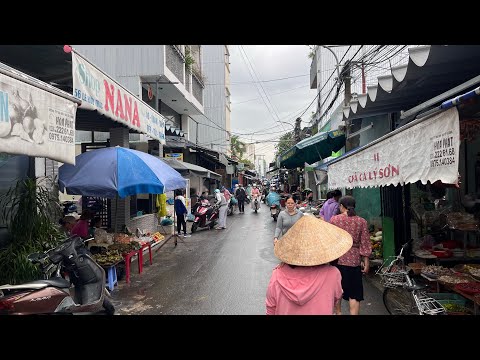 Exploring a street market in Da Nang! This is walking around video￼. Live Animals, meats, vegetables