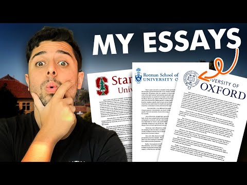 How I Wrote Essays that Got me into STANFORD 🇺🇸, OXFORD 🇬🇧 & ROTMAN 🇨🇦