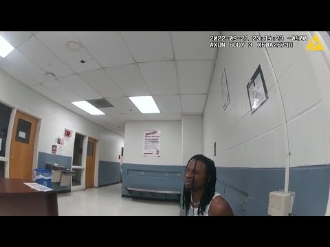 Playboi Carti getting booked into Atlanta City Jail after reckless driving arrest (Bodycam footage)