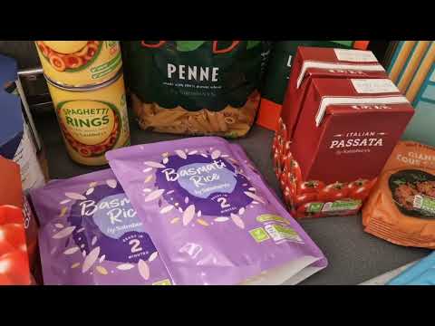 FILL THE CUPBOARDS AFTER CAMPING | SAINSBURYS GROCERY HAUL | life of the baldwins