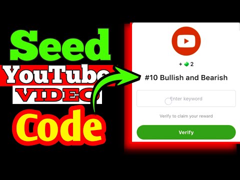 Seed video code today| #10 Bullish and bearish |seed today video code answer|#10 bullish and bearish