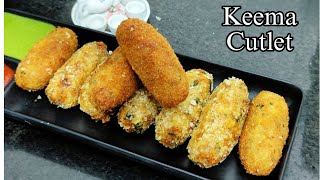 Evening Snacks Special Recipe || Keema Cutlet Recipe || 2 Types Snacks Recipe