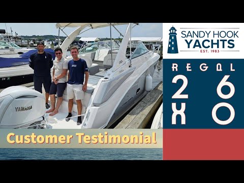 First-Time Customer Buys a Regal 26 XO for the Great Loop | Sandy Hook Yachts Testimonial