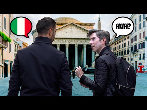 I tried speaking beginner Italian to strangers in Rome