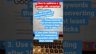 🍿 Google Ads Optimization Tactics [7 SECONDS] #shorts