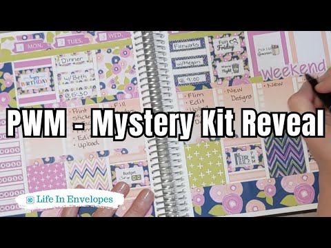 PWM / May Mystery Kit Reveal / Erin Condren 7x9 Vertical / Plan With Me / EC 7x9