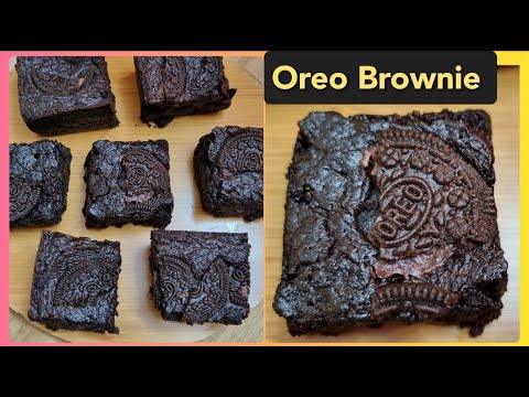 266. Double Chocolate Oreo Brownie | Eggless & No Oven | ओरीयो ब्राउनी | Oreo Recipe