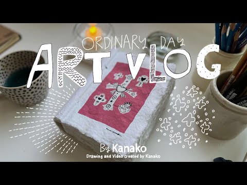 ART Vlog｜Daily life of a Japanese illustrator