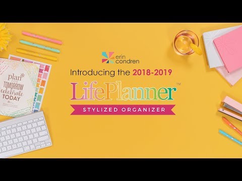 Introducing the NEW 2018-2019 Erin Condren Coiled LifePlanner™