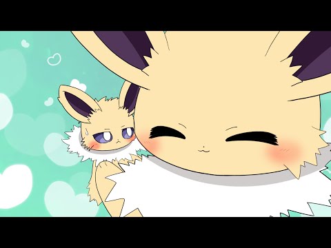 Jolteon Dotes on Mini-Jolteon! | Pokémon Animation