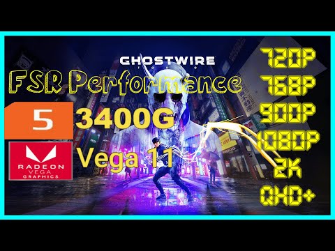 Ghostwire Tokyo | Ryzen 5 3400G Vega 11 2x8 (2666MHz) 16GB RAM