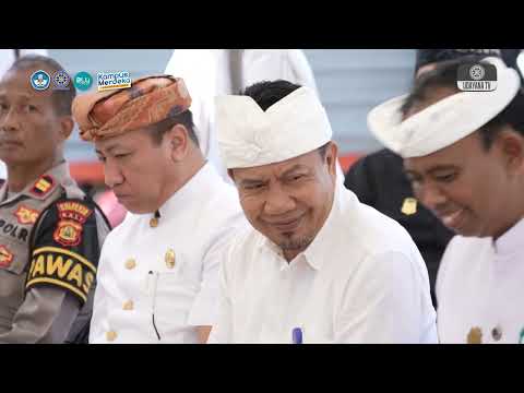 [CUPLIKAN] Peletakan Batu Pertama Pembangunan Hotel Lab Pariwisata Universitas Udayana