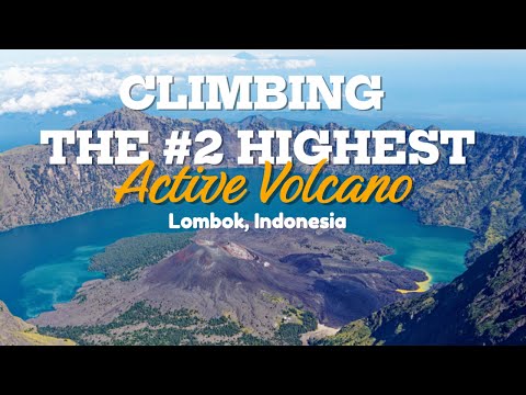 Conquering Mount Rinjani [Active Volcano]: My Toughest Hike Yet!