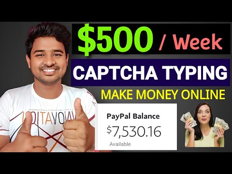 Captcha Typing | New Earning Website Today | Make Money Online 2022 | Earn Money Online $10 a Day