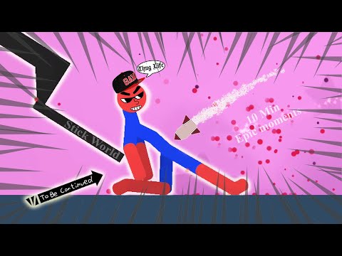 10 Min Best falls | Stickman Dismounting funny and epic moments | Like a boss compilation #704