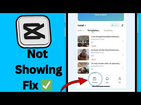 How to Fix CapCut Template Not Showing | Template Problem Fixed | Capcut template