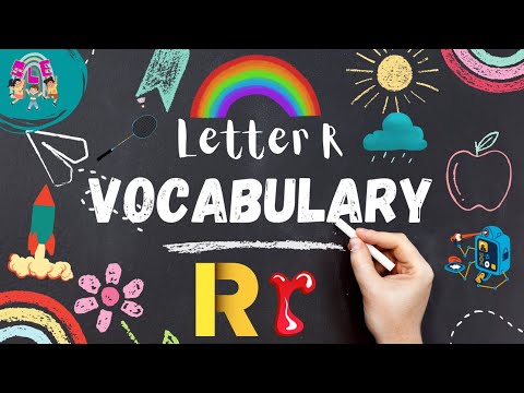 Words That Start with Letter R for Kids Basic Vocabulary | Educational Video for Kids