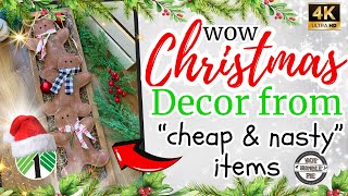 Dollar Tree Christmas DIY Crafts | Gingerbread man decorations