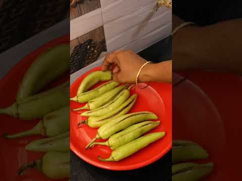 Bajji Mirchi Masala Fry Recipe