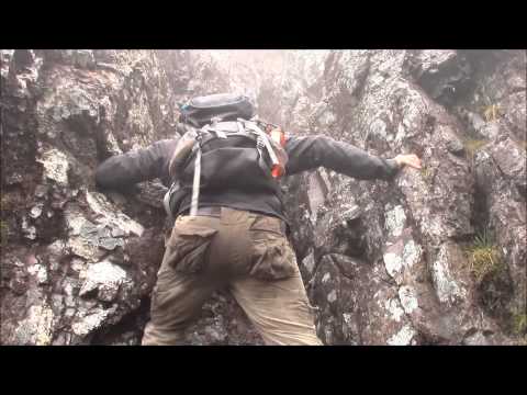 Aonach Eagach Ridge - scary narrow ridge walk