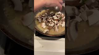 Creamy Mushroom Pasta! #shorts #fyp #viral #recipe #chef #food #cooking #trending #cheese #pasta