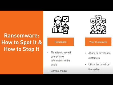 Beware Ransomware: How to Spot it, How to Avoid it, and How to Deal with it