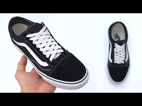 HOW TO DIAMOND LACE YOUR VANS OLD SKOOLS (FOR LONG LACES)