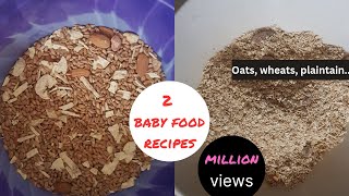 2 baby food recipes || from 6 months and above || healthy and tasty baby food