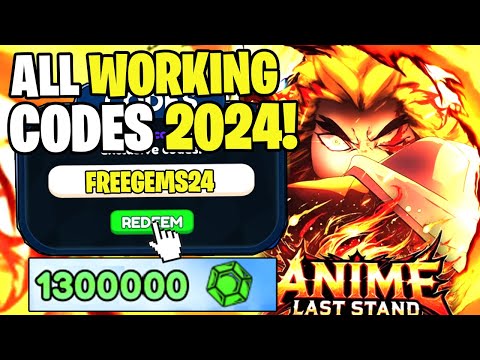 *NEW* ALL WORKING CODES FOR ANIME LAST STAND IN 2024! ROBLOX ANIME LAST STAND CODES