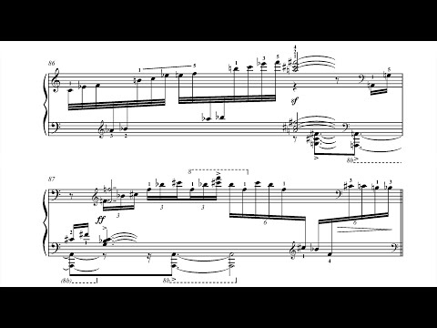 Nikolai Kapustin - 3 Impromptus, Op. 66 (1991) [Score-Video]