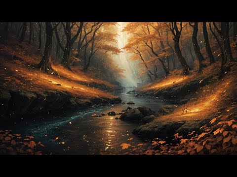 Relaxing Autumn Music – Autumn Forest River | Celtic, Soothing