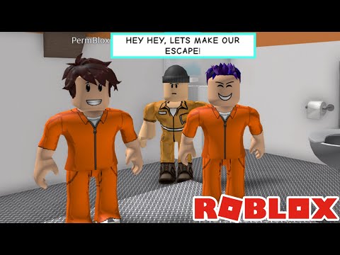 ESCAPING PRISON WITH MY BRO IN ROBLOX