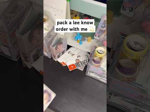 pack a lee know order with me 💫 #pwm #packwithme #packingorders #straykids #skz #straykidsleeknow