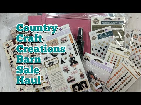 ⁠COME SEE! @countrycraftcreations  Barn Sale Haul. Some many goodies 🤪