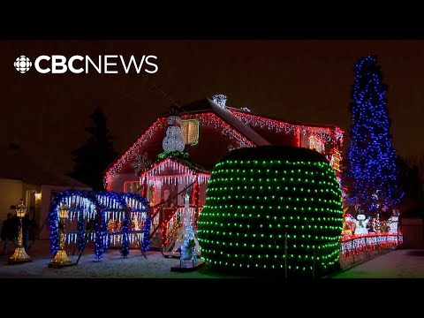 What makes some people deck out their homes in Christmas lights?