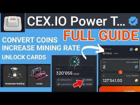 Cex.io Power Tap New Update Full Guide - Cex.io power tap season 2 Complete Guide