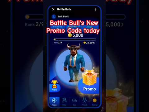 Battle Bull's New Promo Code today #battlebulls #cripto #tokentalk #battlebullspromocode #shorts