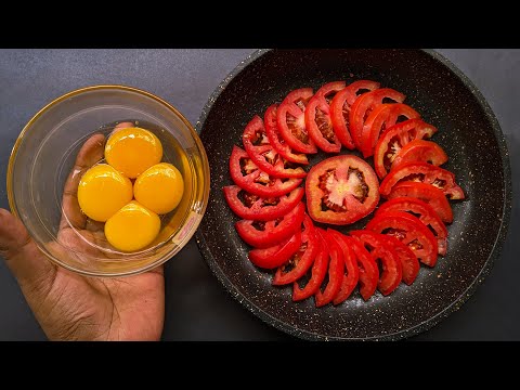 Just Add Eggs With Tomatoes Its So Delicious/ Simple Healthy Breakfast Recipe/ Cheap & Tasty Snacks