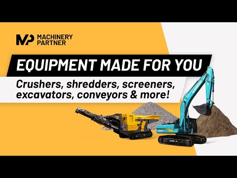 Machinery Partner | Buy the right equipment with quick financing, delivery & dedicated support