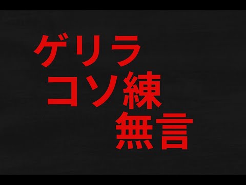 ゲリラコソ練無言