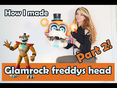 How I made Glamrock Freddy's head (Part 2)