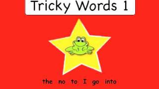 Tricky Words 1 - from Smart Frog